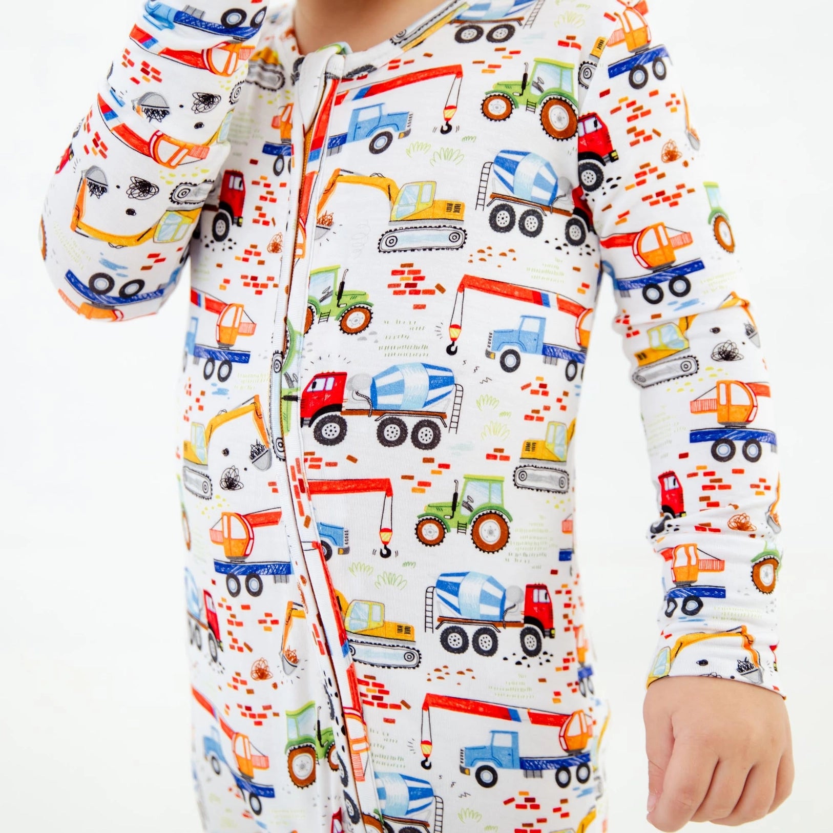 Diggin' Bedtime Convertible Zippered Footie