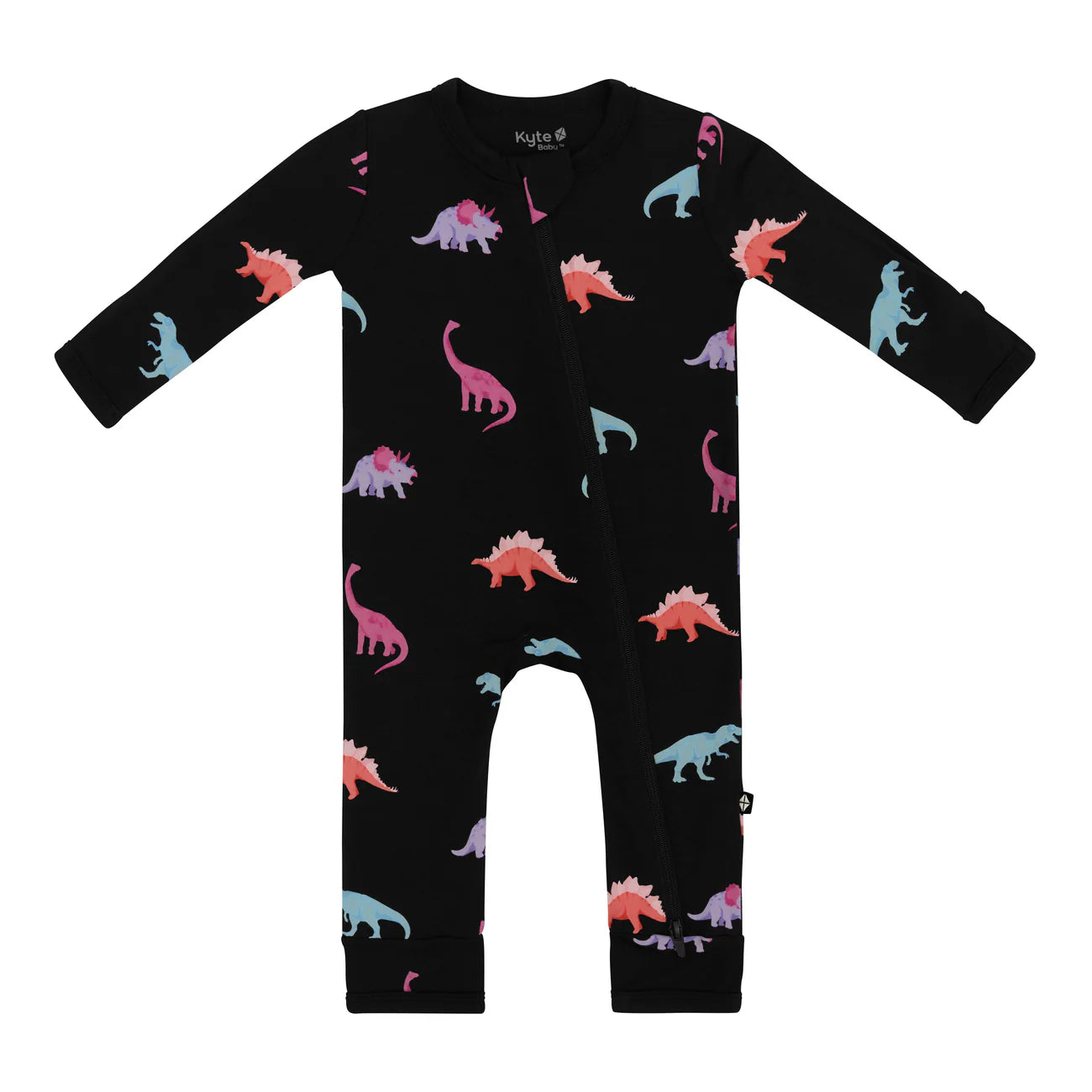 Kyte Baby Zippered Romper in Midnight Roar