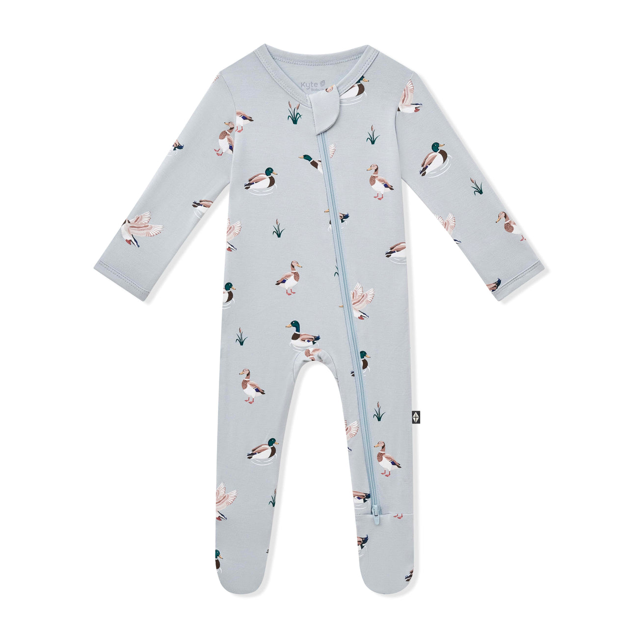 Kyte Baby Zippered Footie in Mallard