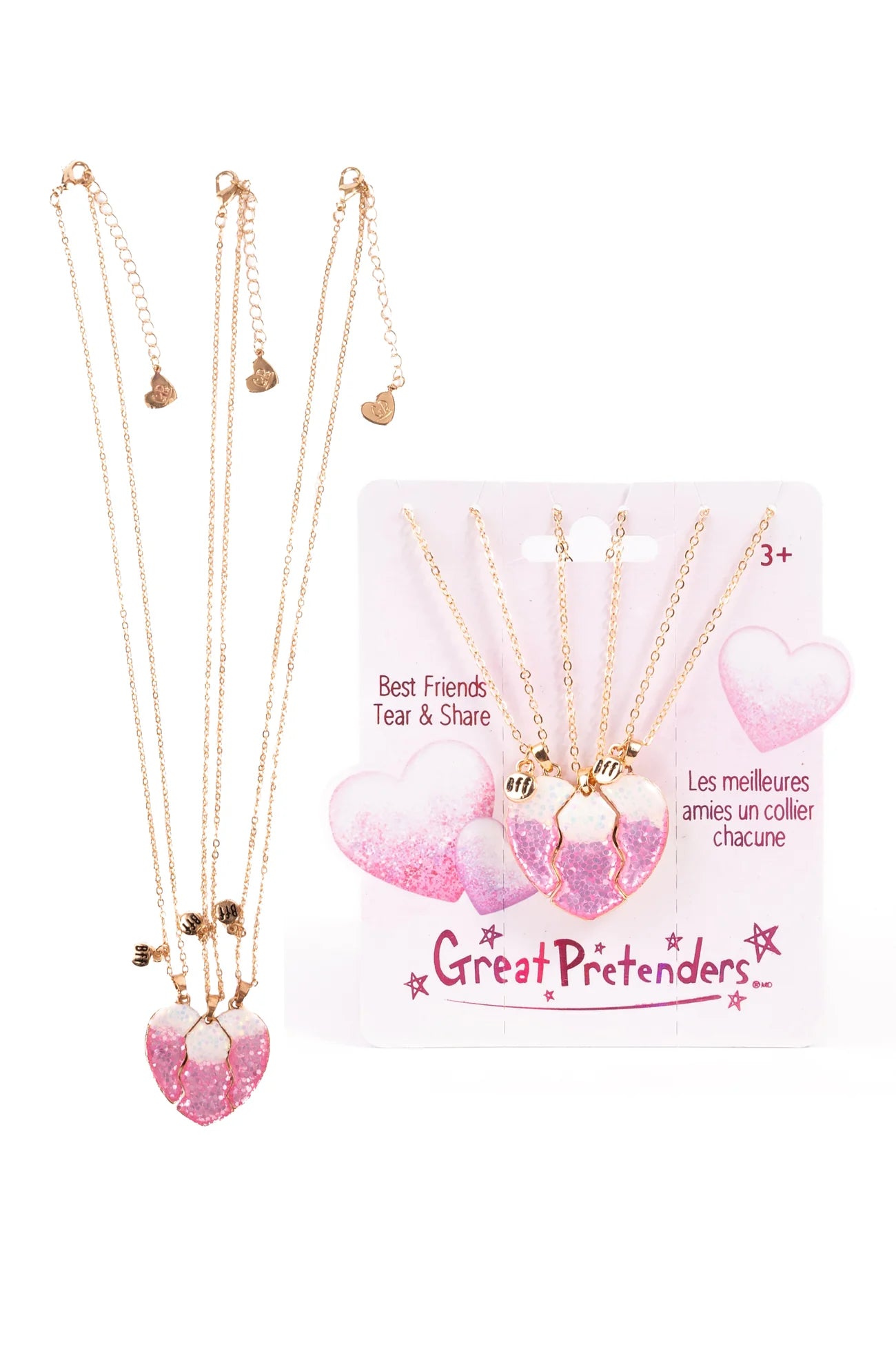 Besties Era Tear & Share Necklaces 3pc