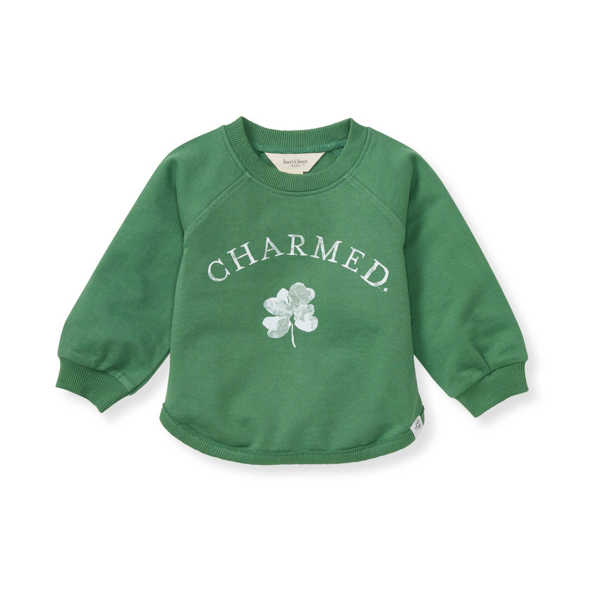 Burt's Bees Organic Cotton Charmed Baby Sweatshirt