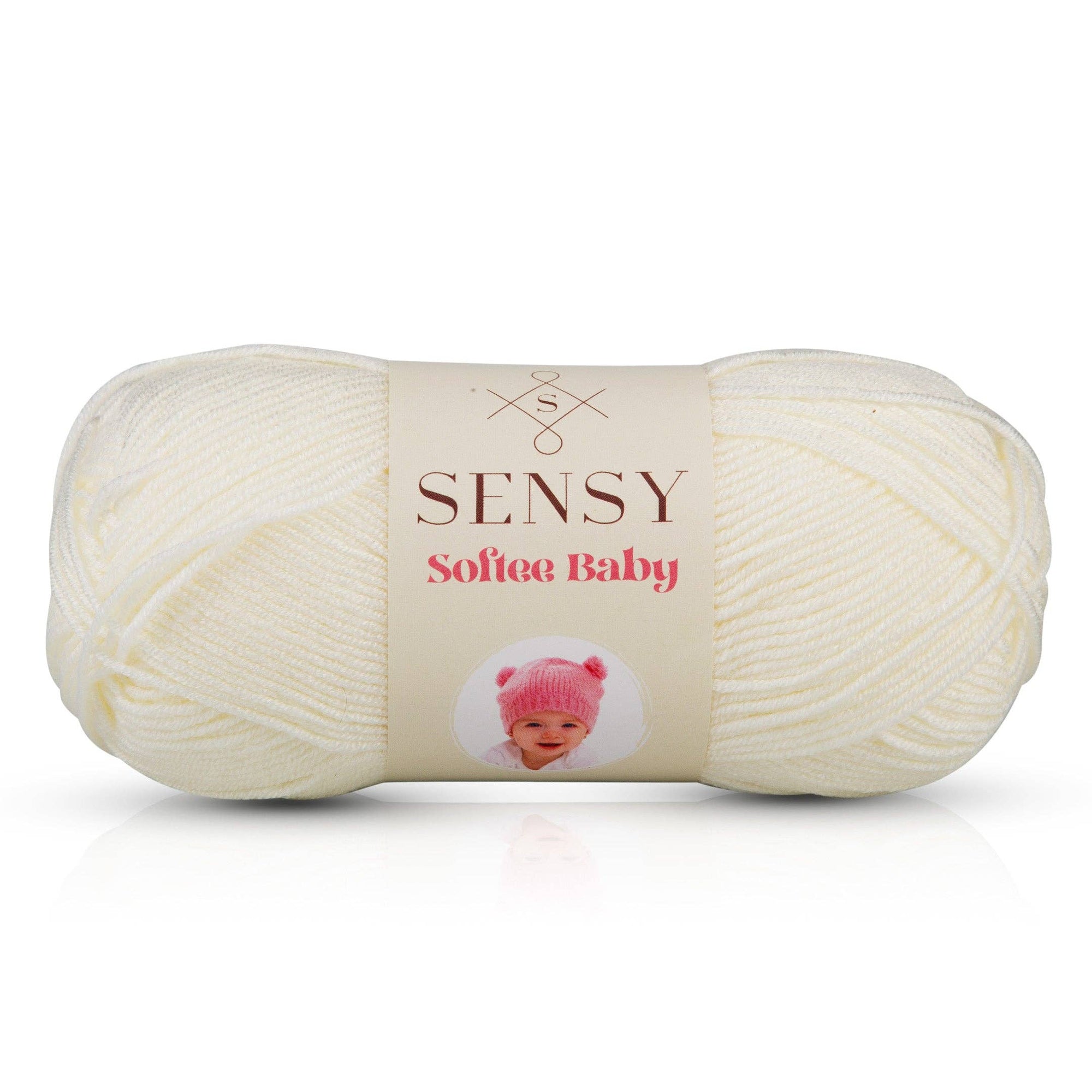 Sensy Softee Baby Yarn, 3.5 oz, 275 Yards, Gauge 3 Light