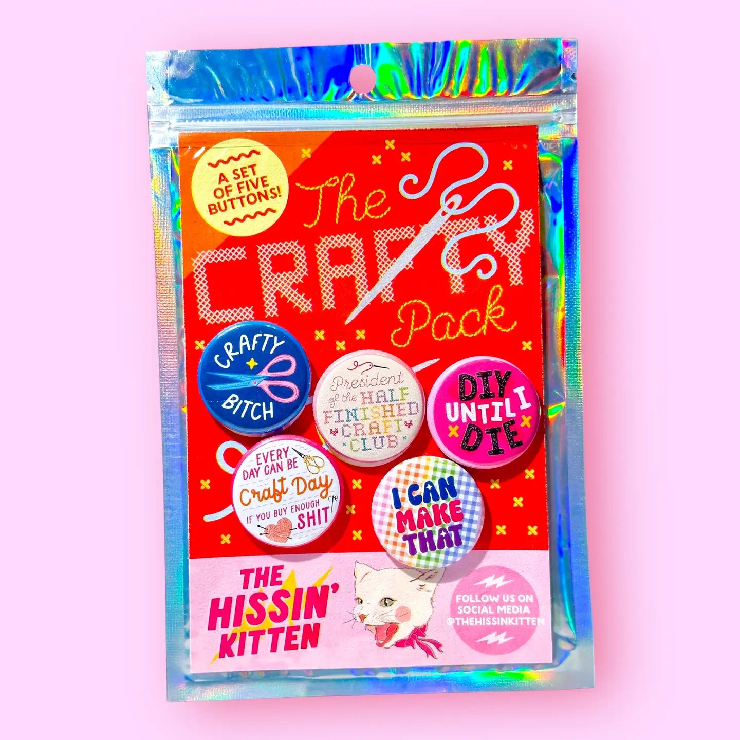 The Crafty Pack Buttons