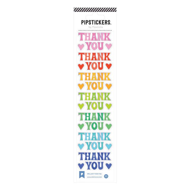 Brilliant Thank You Stickers
