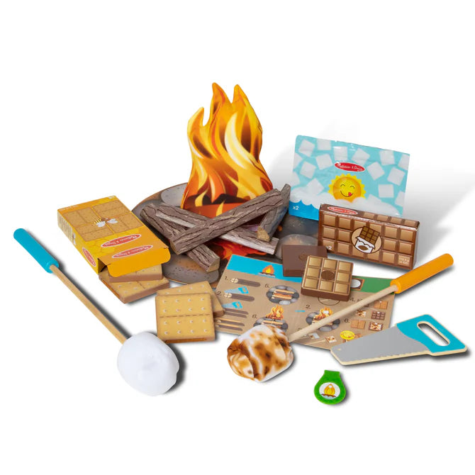 Melissa & Doug Let's Explore Campfire S'mores Playset
