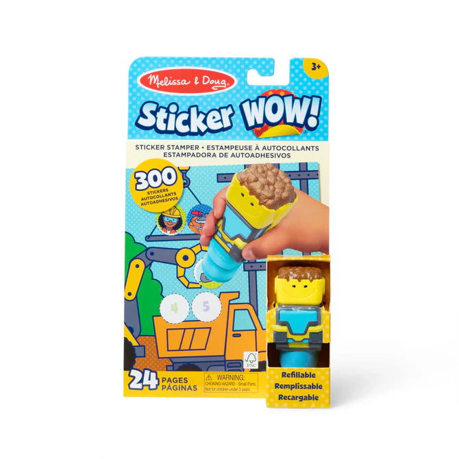 Melissa & Doug Sticker Wow! Activity Pad - Bulldozer