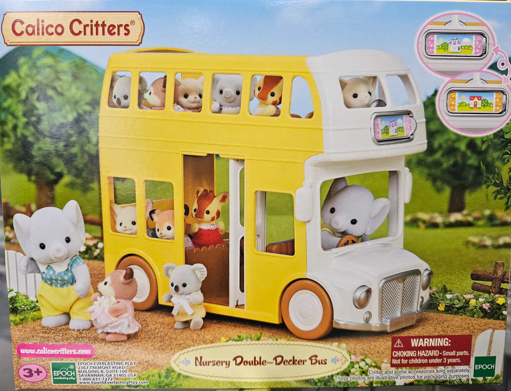 Calico Critters Nursery Double-Decker Bus