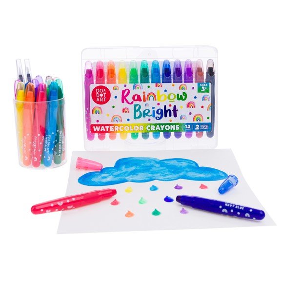 Do-A-Dot Art Rainbow Bright Watercolor Crayons