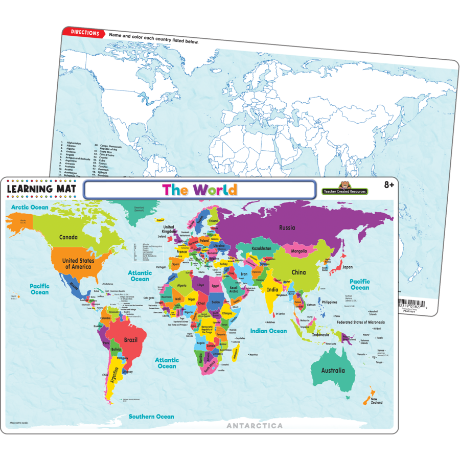 The World Map Learning Mat