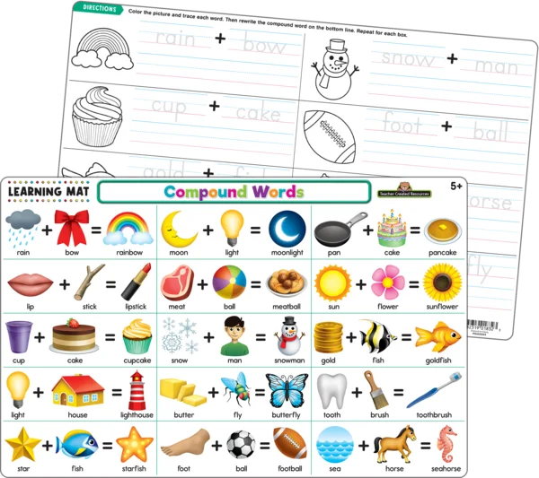 Compound Words Learning Mat