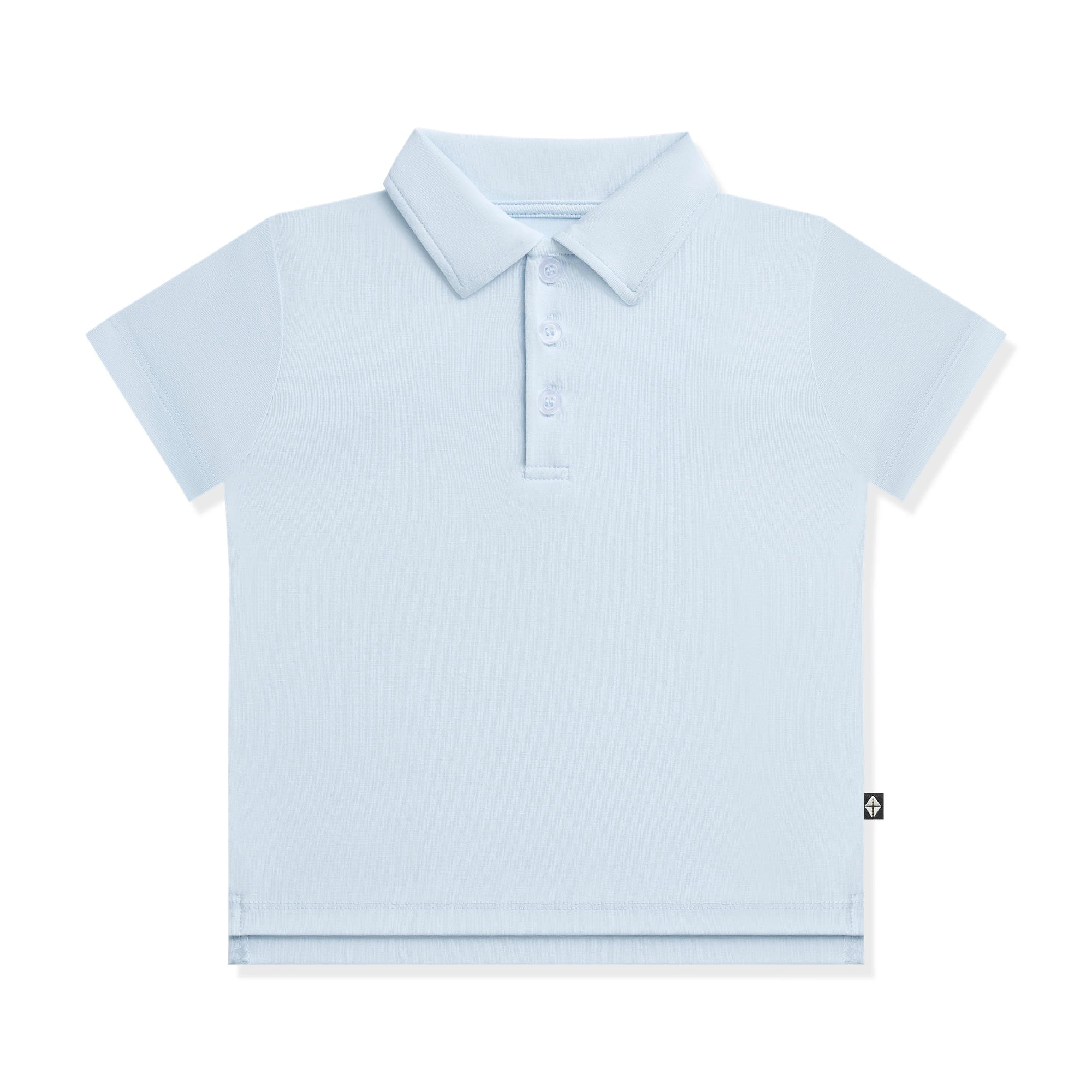 Kyte Baby Toddler Short Sleeve Polo in Breeze
