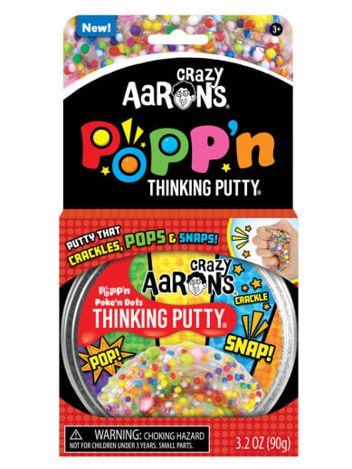 Crazy Aaron's Thinking Putty - Poke'n Dots 4" Tin
