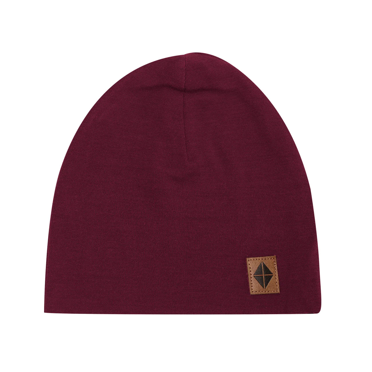 Kyte Baby Bamboo Jersey Beanie in Burgundy