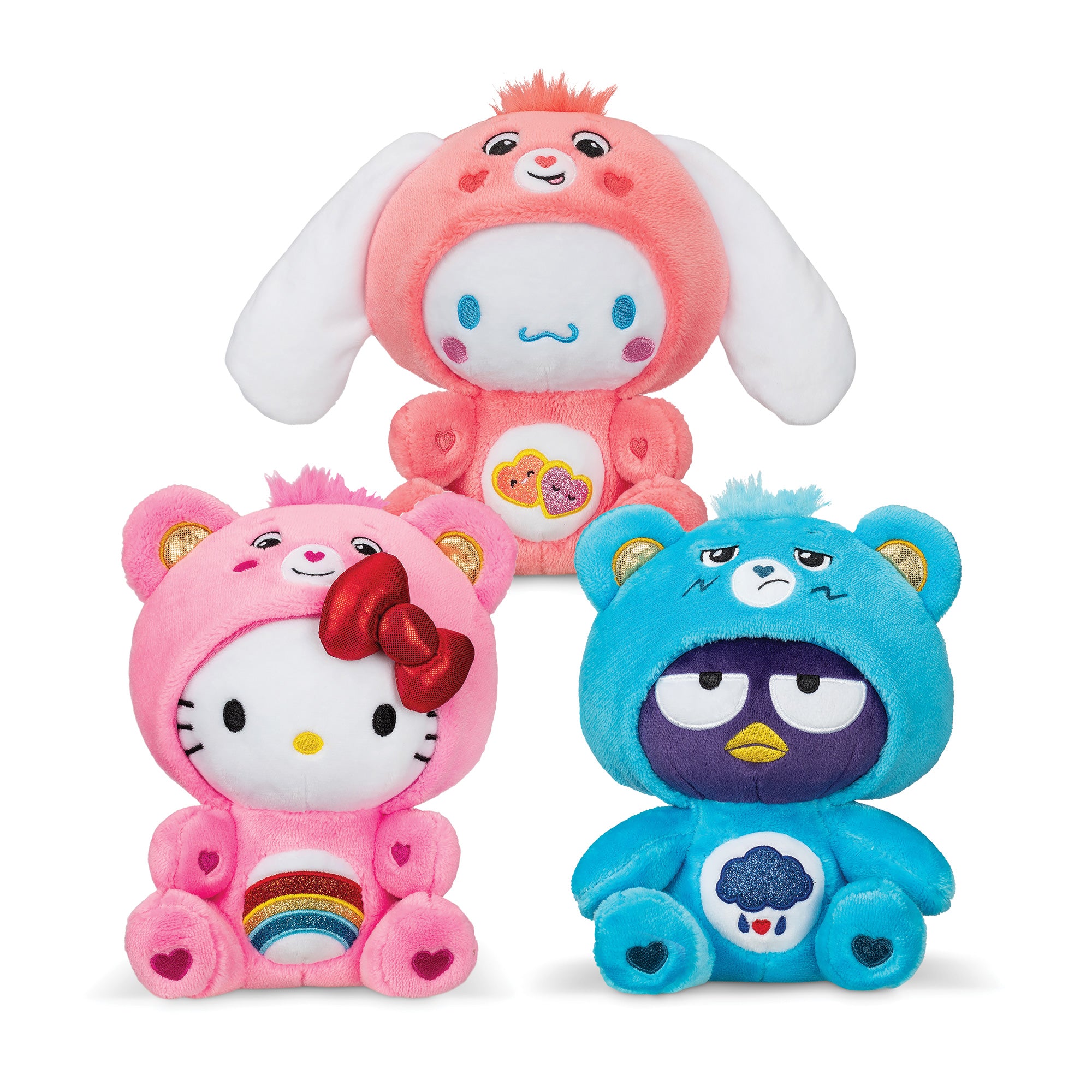 Hello Kitty and Friends X Care Bears 8" Plush Assortment
