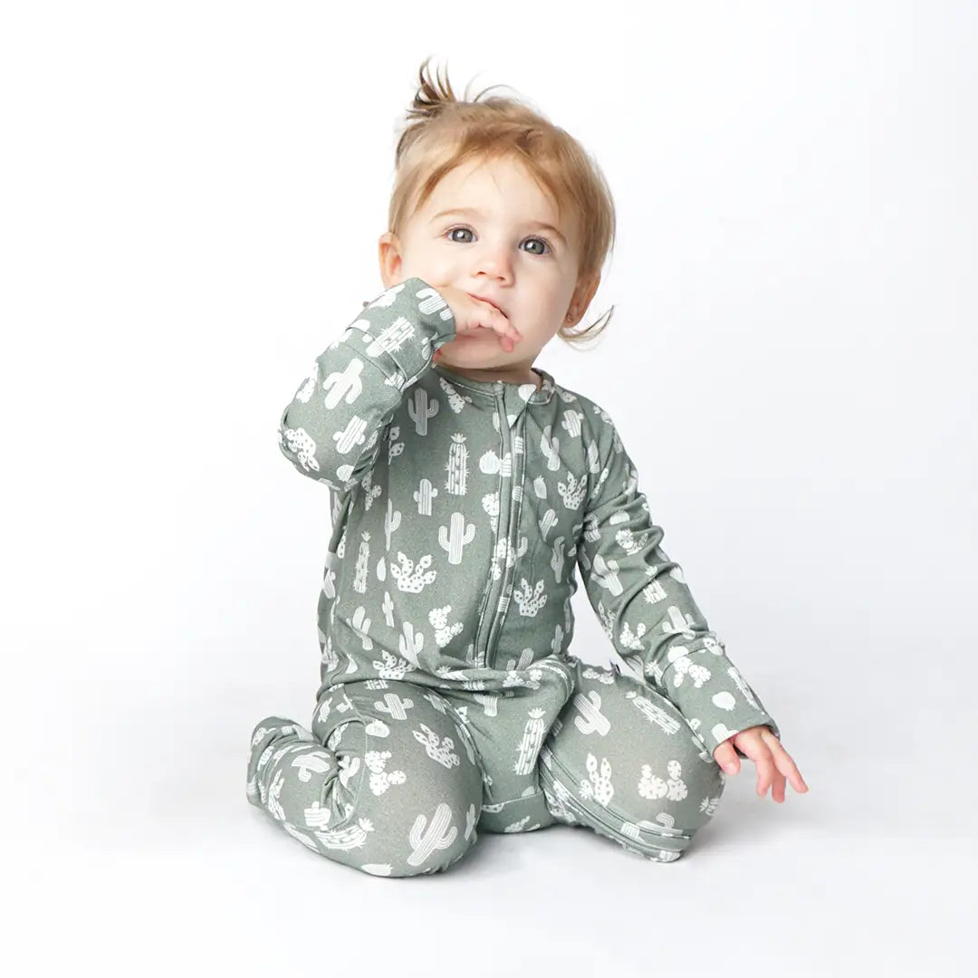 Stay Sharp Bamboo Convertible Footie Pajamas