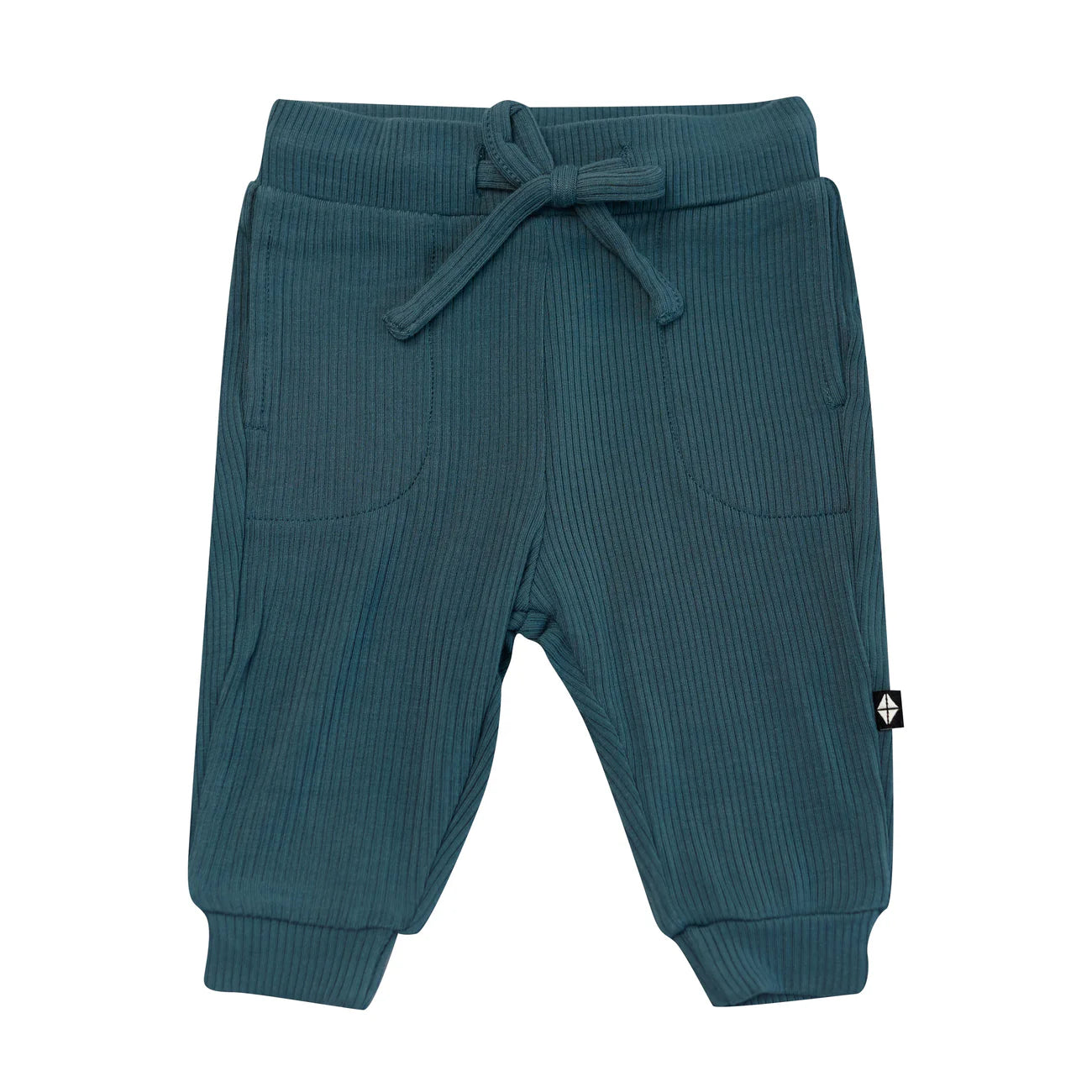 Kyte Baby Ribbed Jogger Pant in Atlantic
