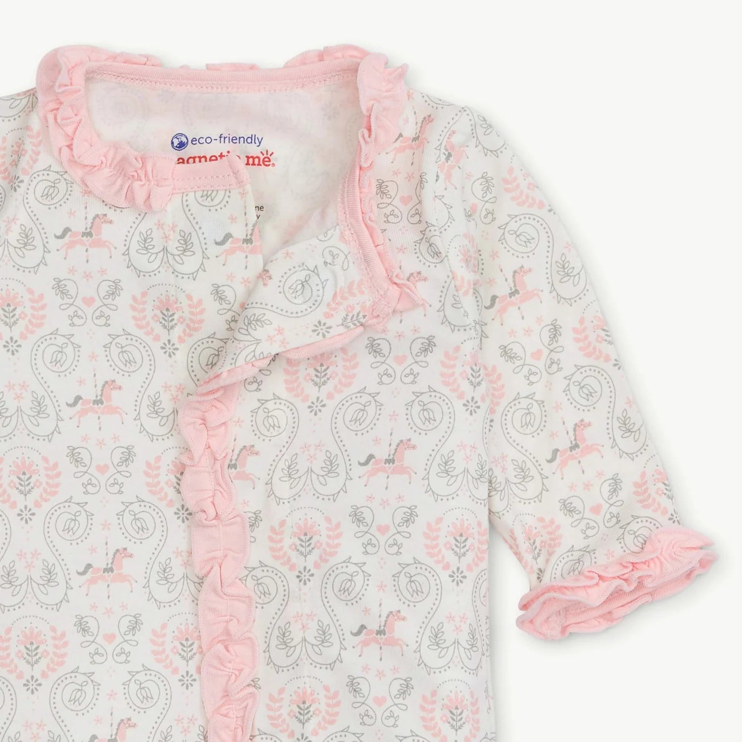 Magnetic Me Carousel Modal Magnetic Footie with Ruffles