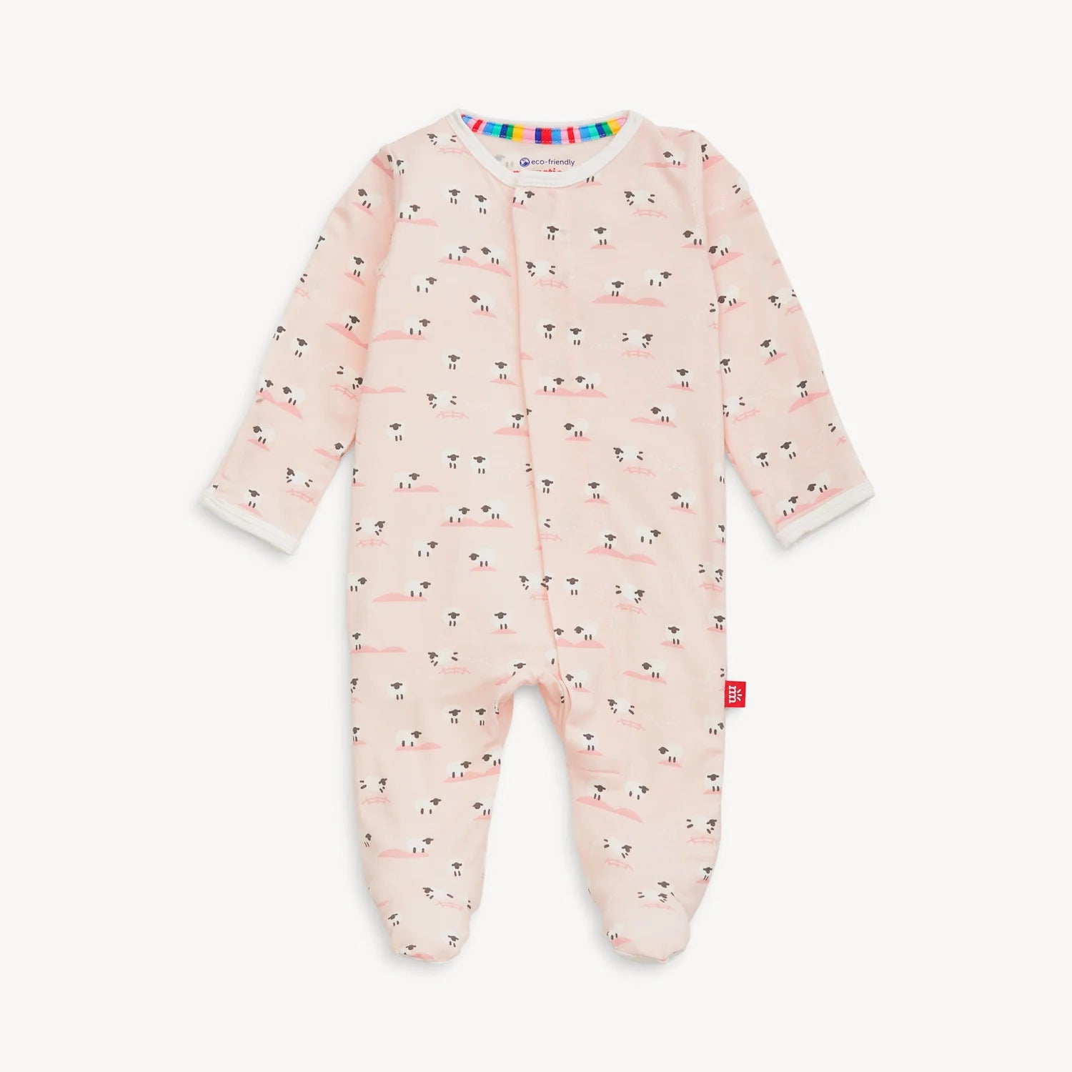 Magnetic Me Baa Baa Baby Pink Modal Magnetic Footie
