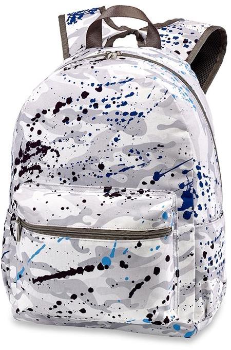 Camo Splatter Canvas 2-Zipper Backpack