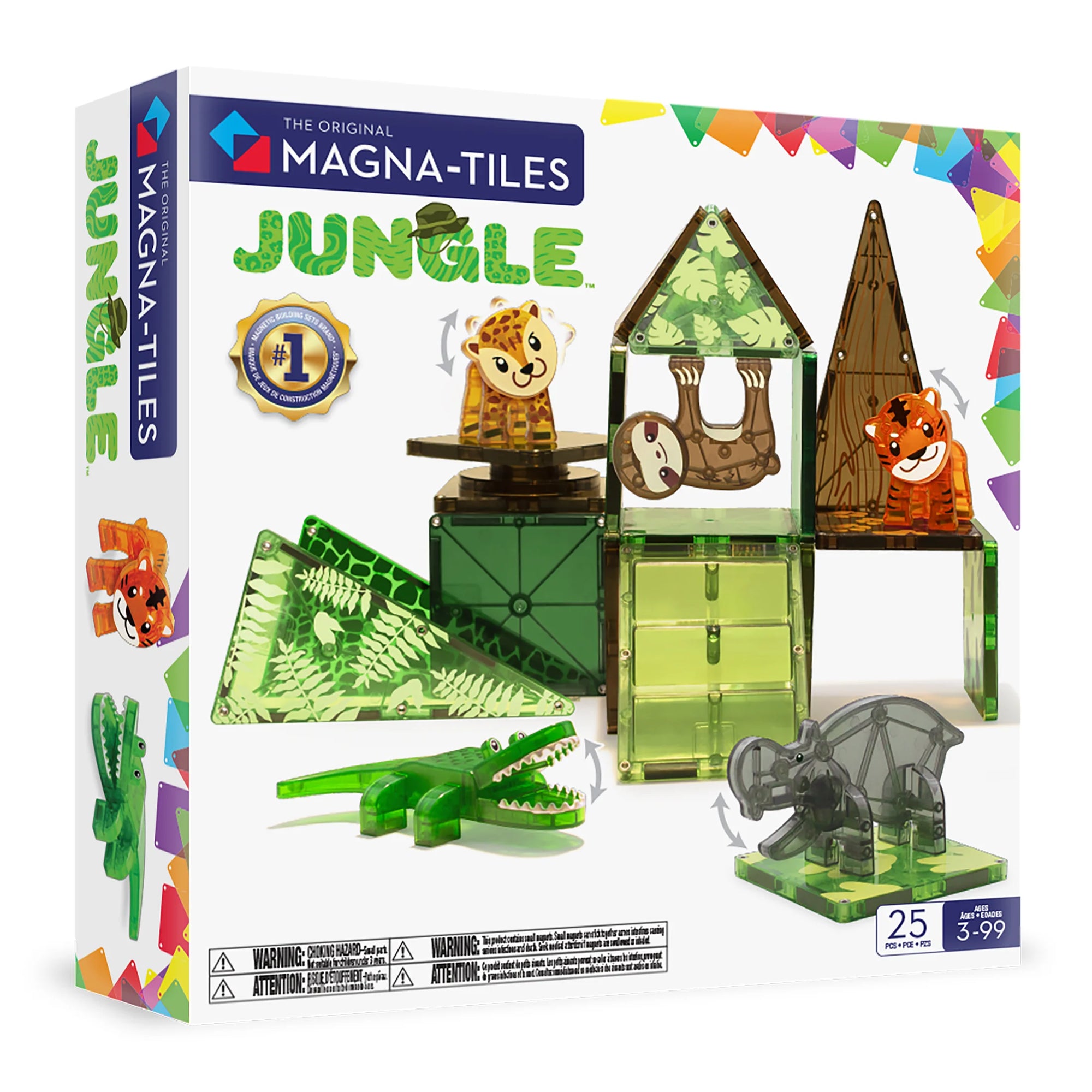 Magna-Tiles Jungle Animals 25pc Set
