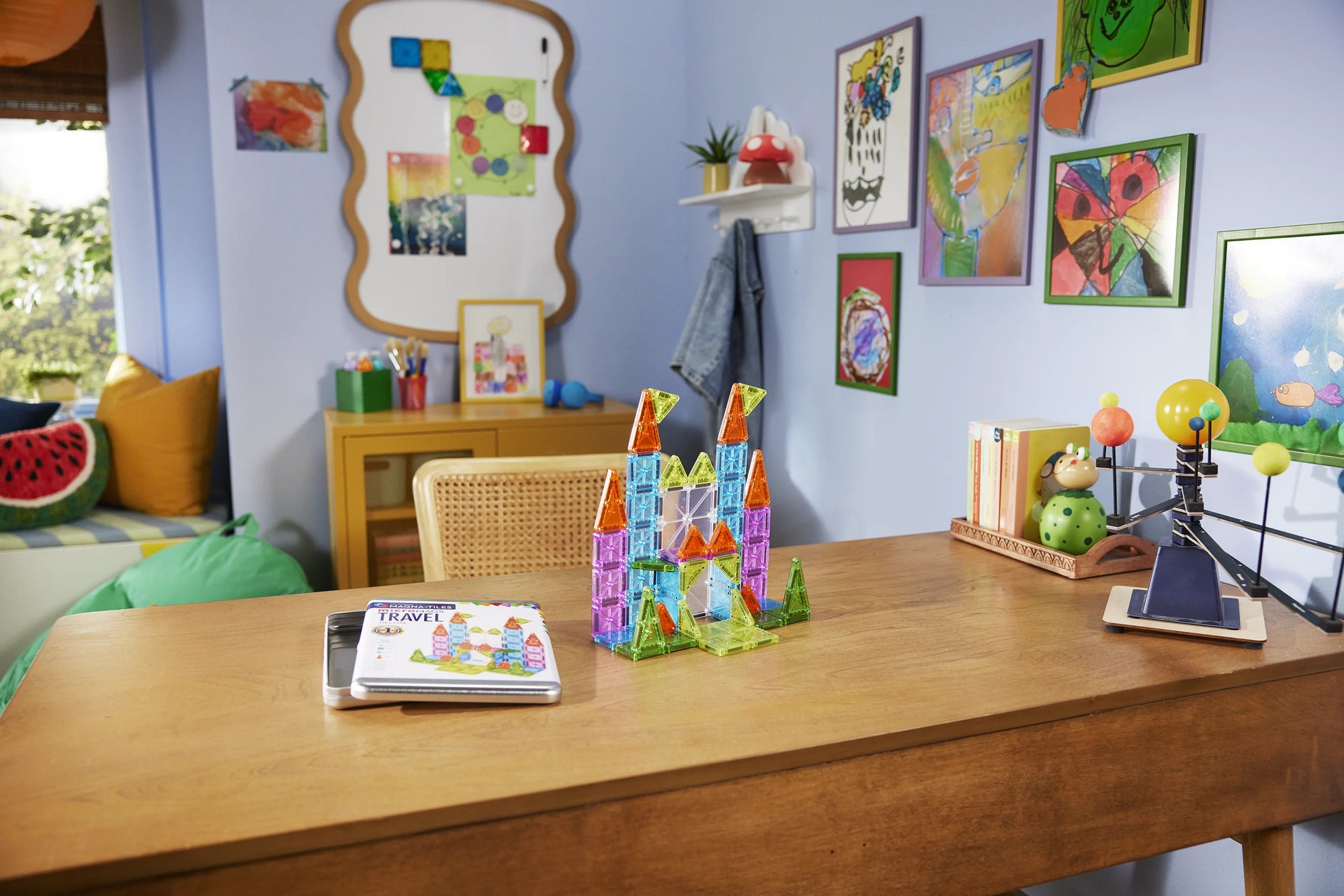 Magna-Tiles Micromags Travel Set Deluxe 55 Pieces