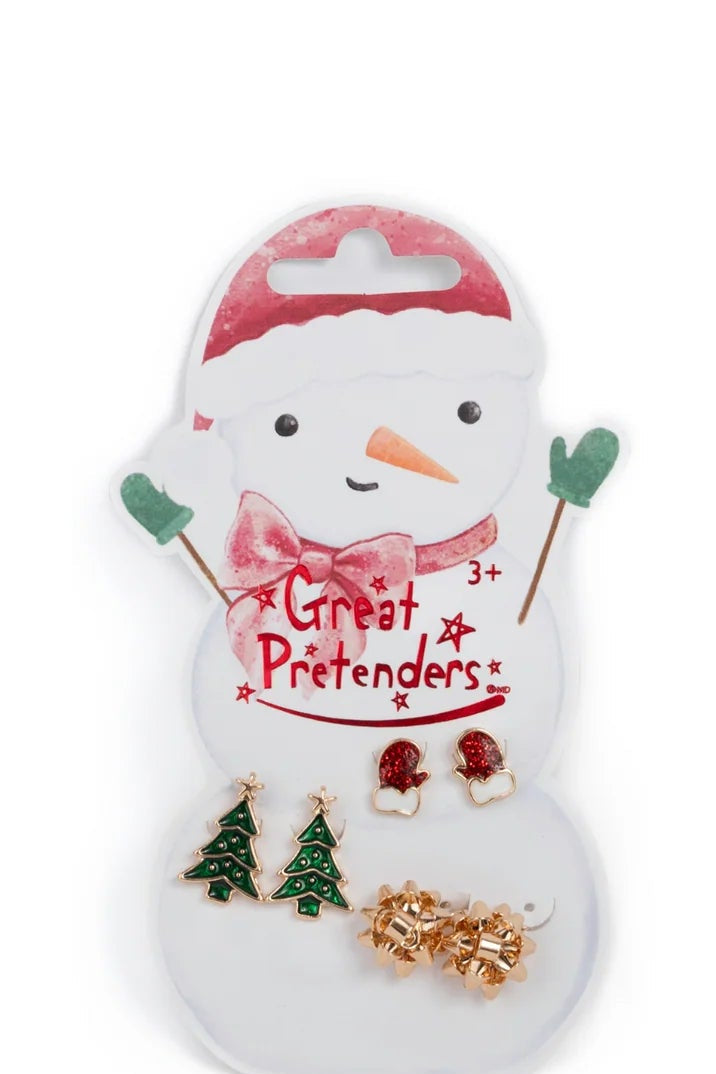 Snowman Pierced Earrings