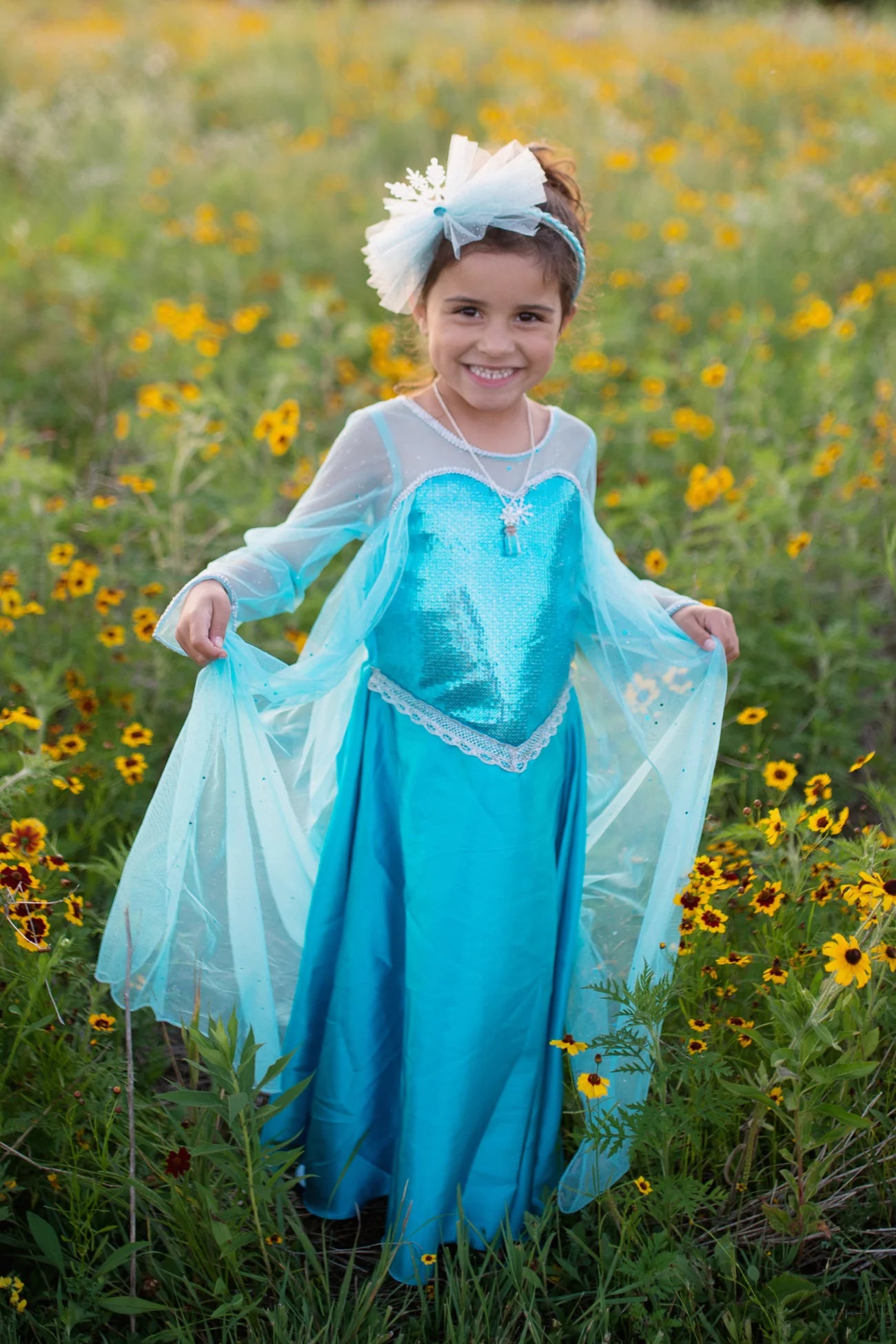Ice Queen Dress with Cape