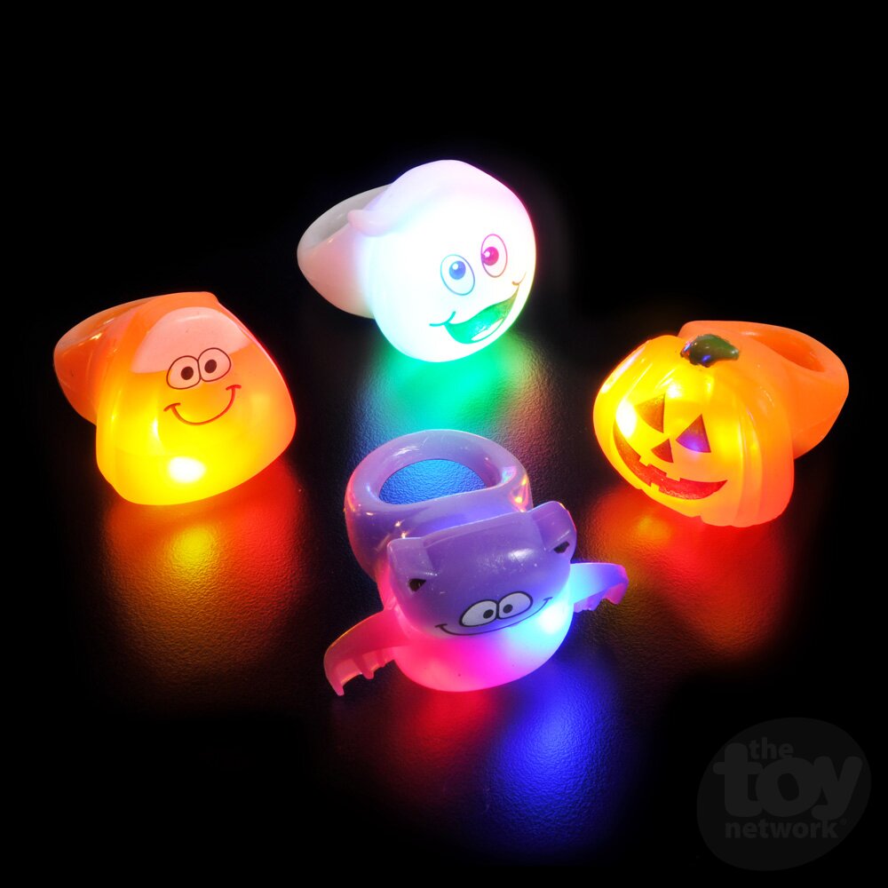 1.5" Halloween Light-Up Rings