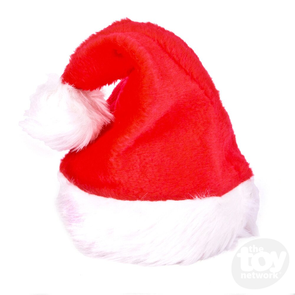 Adult Red Plush Santa Hat