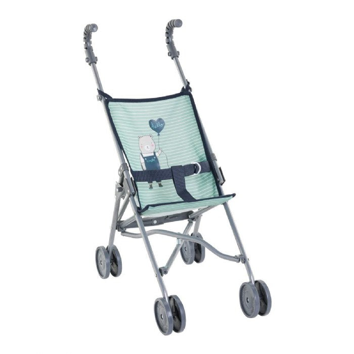 Corolle Umbrella Doll Stroller - Sage Stripe