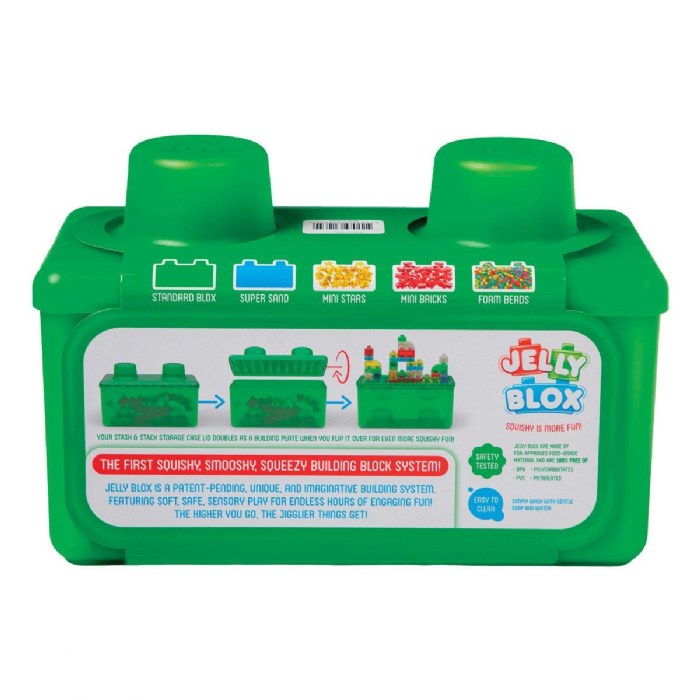 Jelly Blox Stackable Stash & Stash