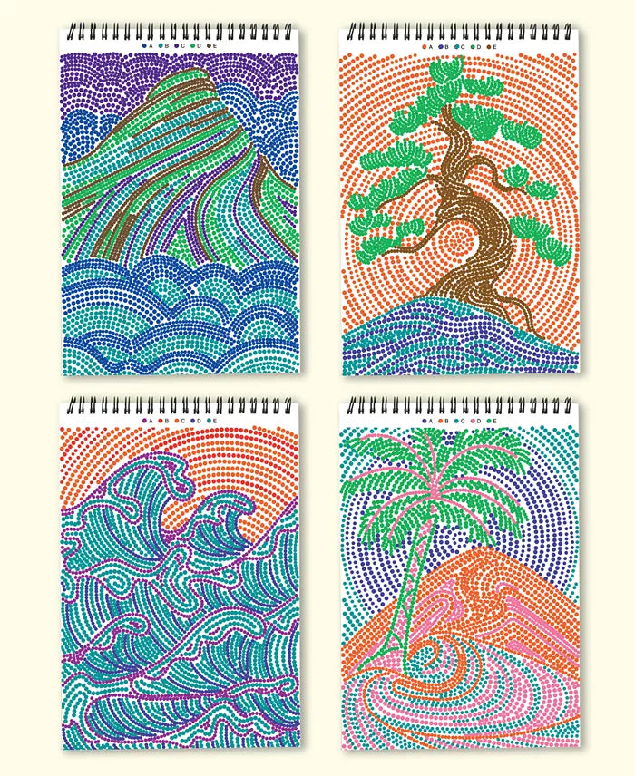 Lifelines FlowArt™ - Dot-By-Letter, Landscapes