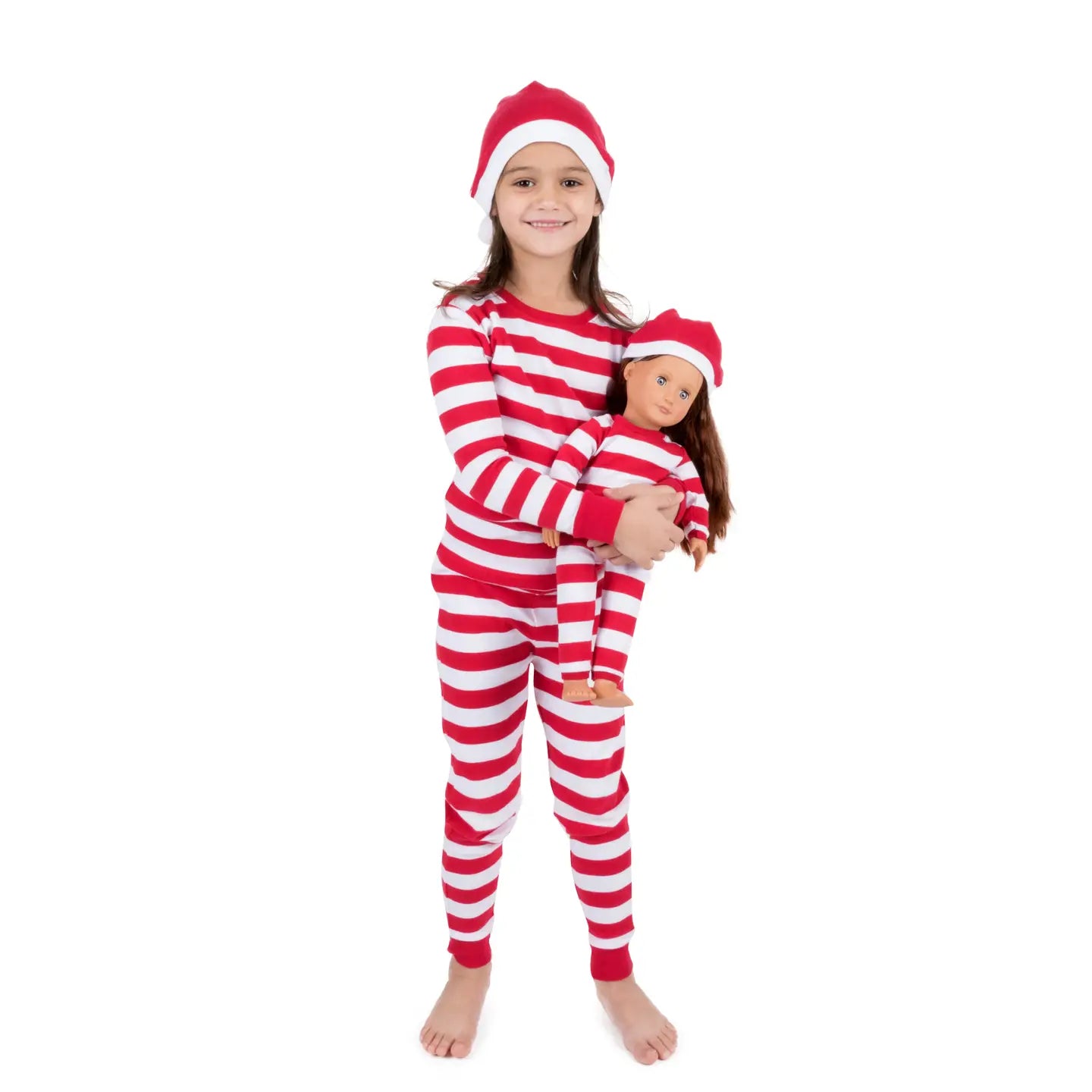 Leveret Girl & Doll Matching Pajamas - Size 3T