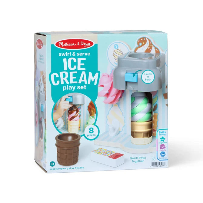 Melissa & Doug Swirl & Serve Ice Cream Set