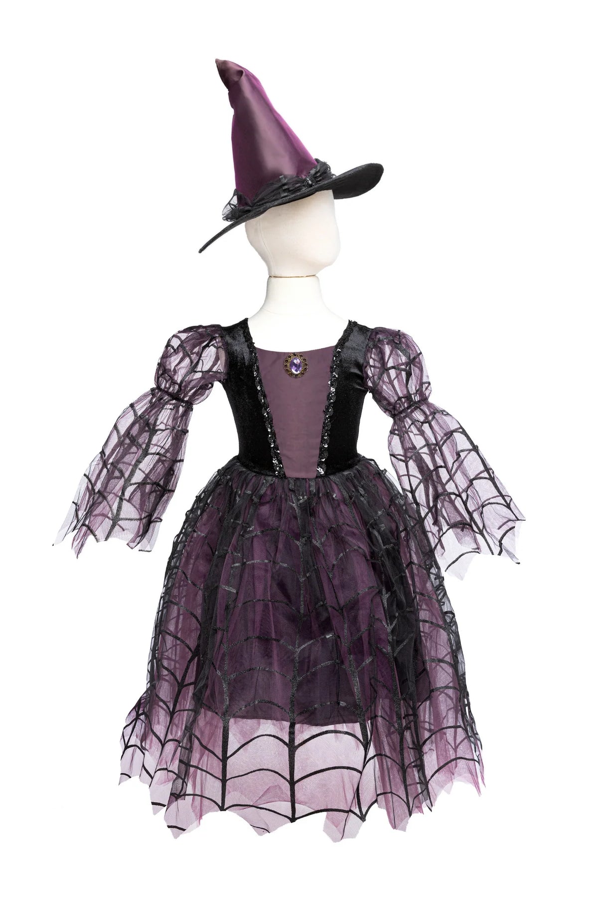Amethyst the Spider Witch Dress & Hat 5/6