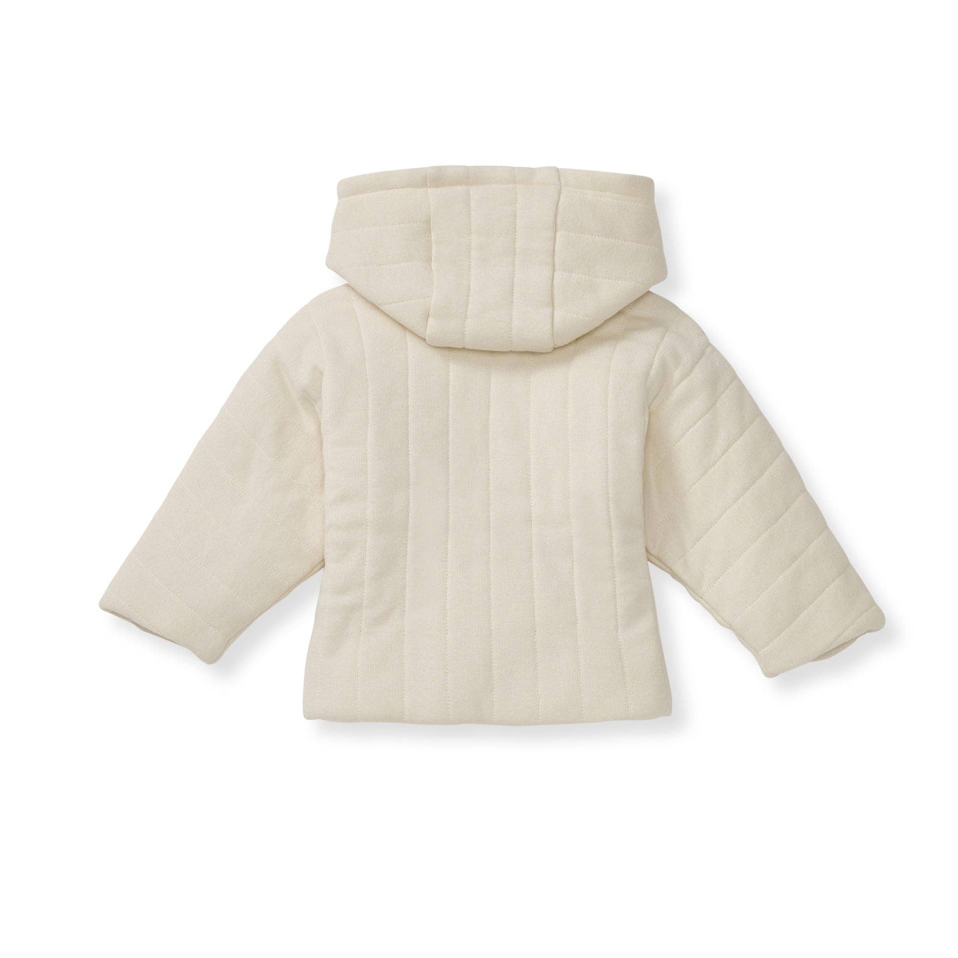Burt's Bees Organic Cotton Quilted Baby Jacket - Oat