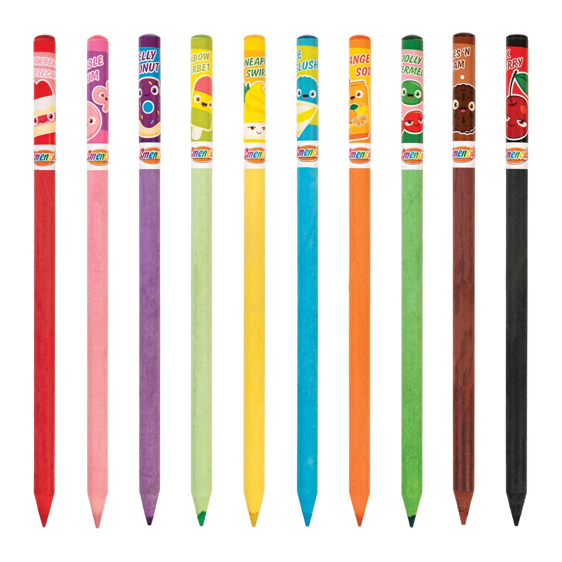Colored Smencils - Scented Colored Pencils - 10 Count