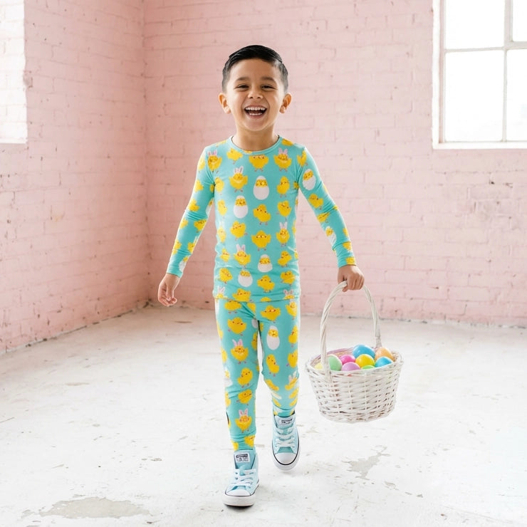 Easter Chicks Two Piece Pajamas Set