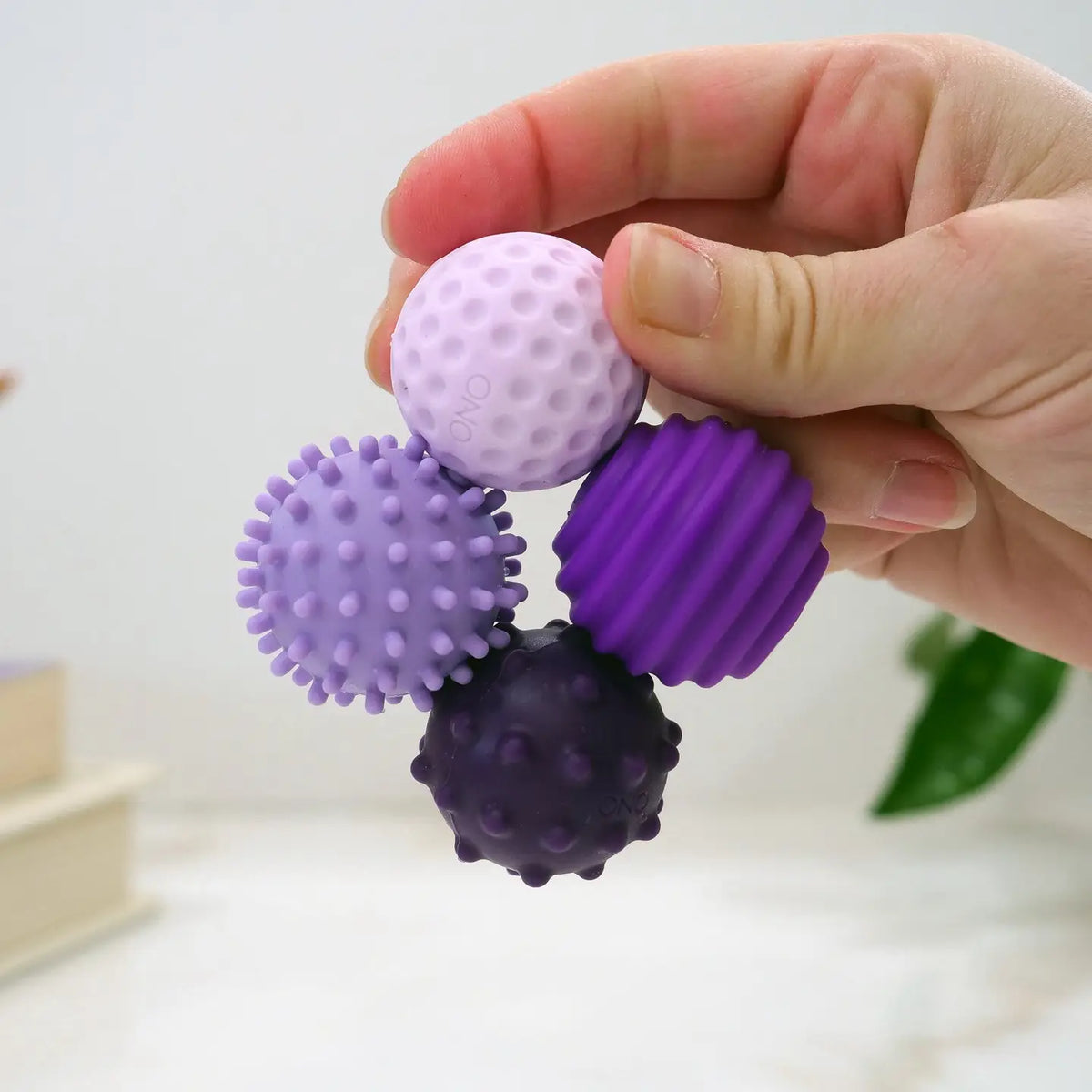 Silicone Magnetic Fidget Balls - Lavender