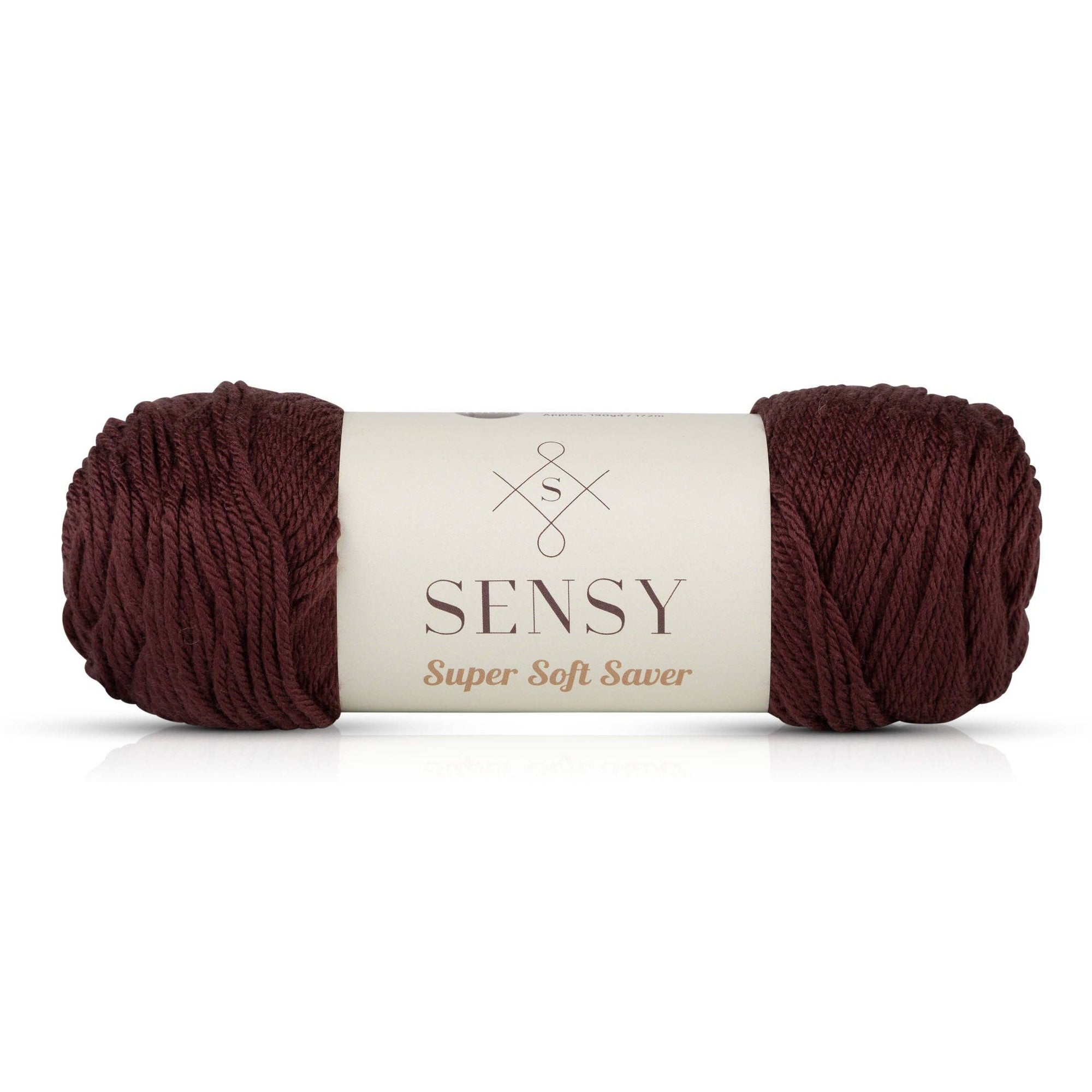 Sensy Super Soft Saver Yarn, 3.5 oz, 190 Yards, Gauge 4 Medium