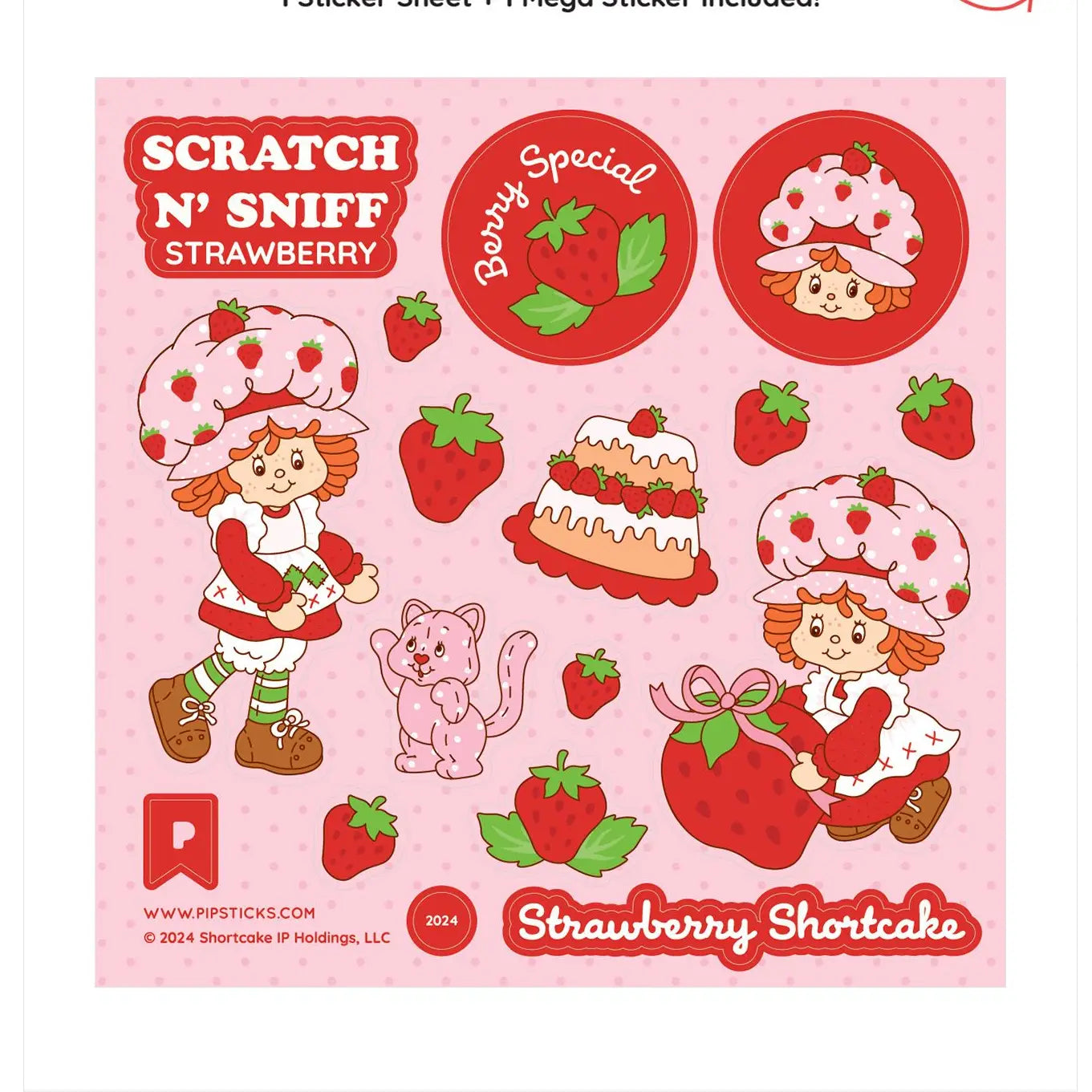 Strawberry Shortcake & Custard Scratch 'n Sniff