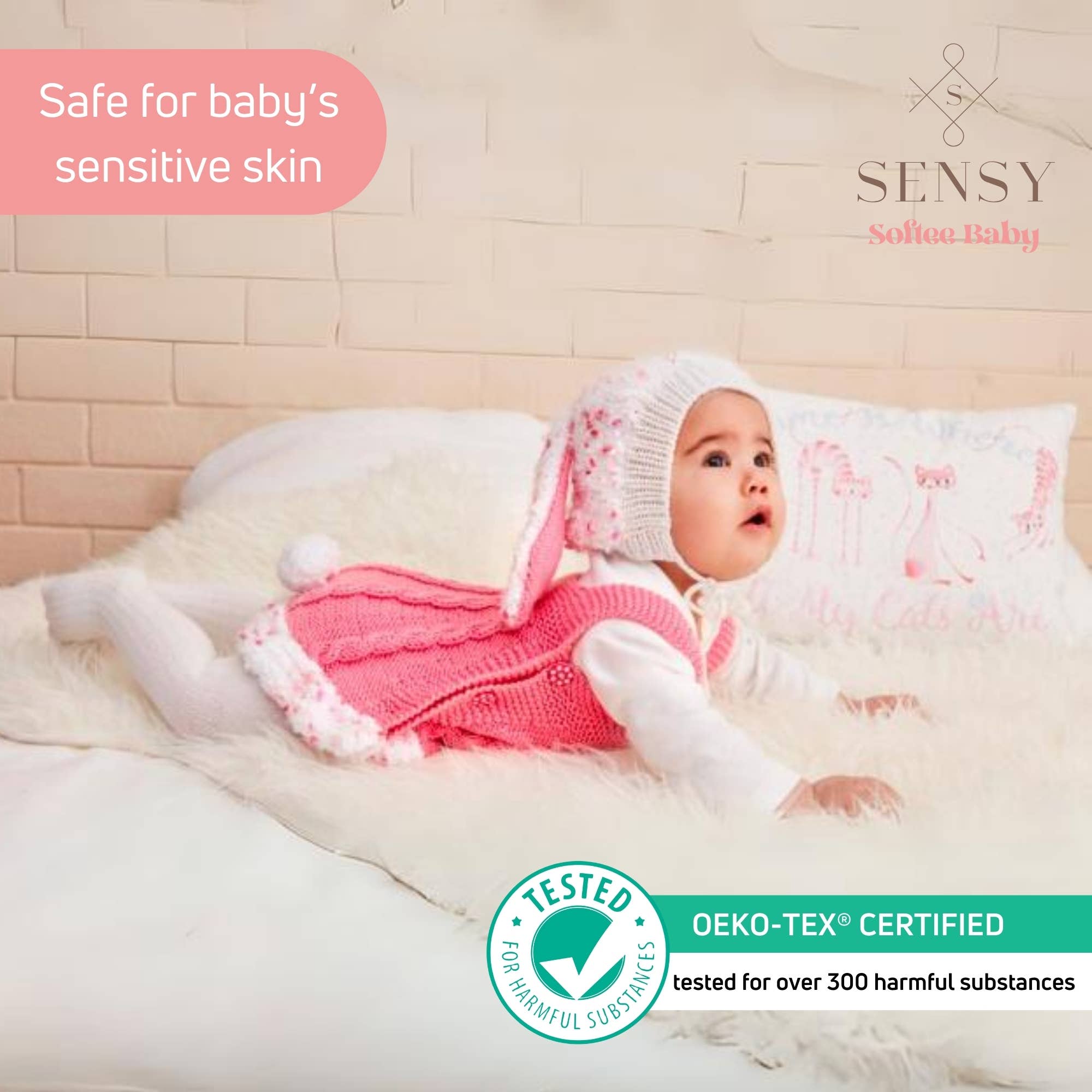 Sensy Softee Baby Yarn, 3.5 oz, 275 Yards, Gauge 3 Light