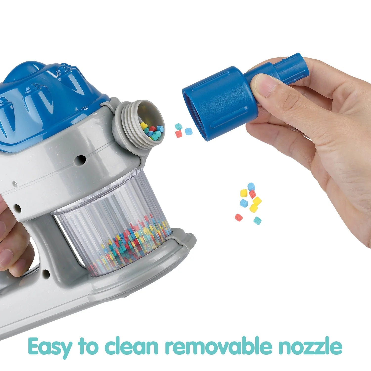 Kidoozie Tidy Vaccuum Duo, 2-in-1 Stick and Handheld toy Vacuum Cleaner