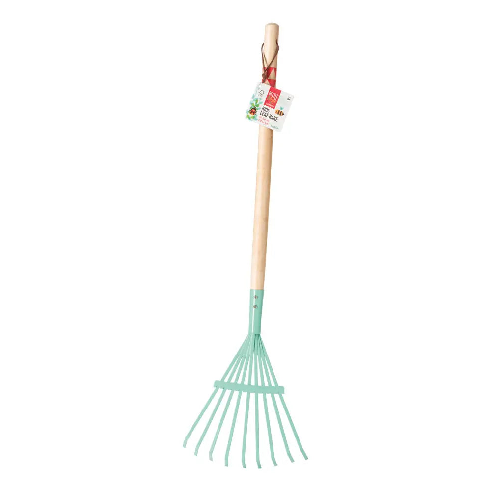 Beetle & Bee Kids Metal Leaf Rake