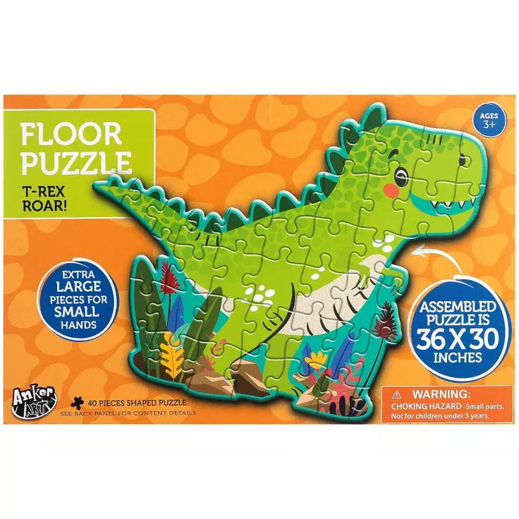 T-Rex Roar Dino 40 Piece Floor Puzzle