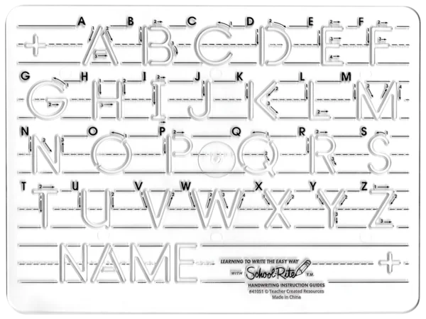 School-Rite® Handwriting Instruction Guides - Uppercase Manuscript
