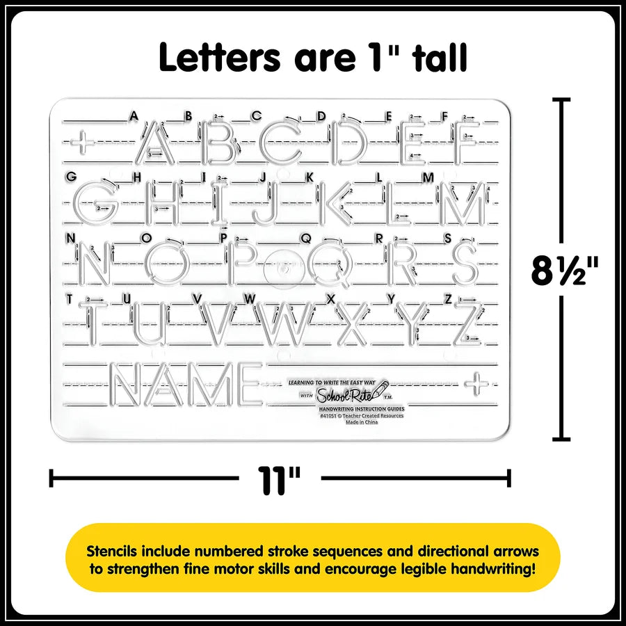 School-Rite® Handwriting Instruction Guides - Uppercase Manuscript