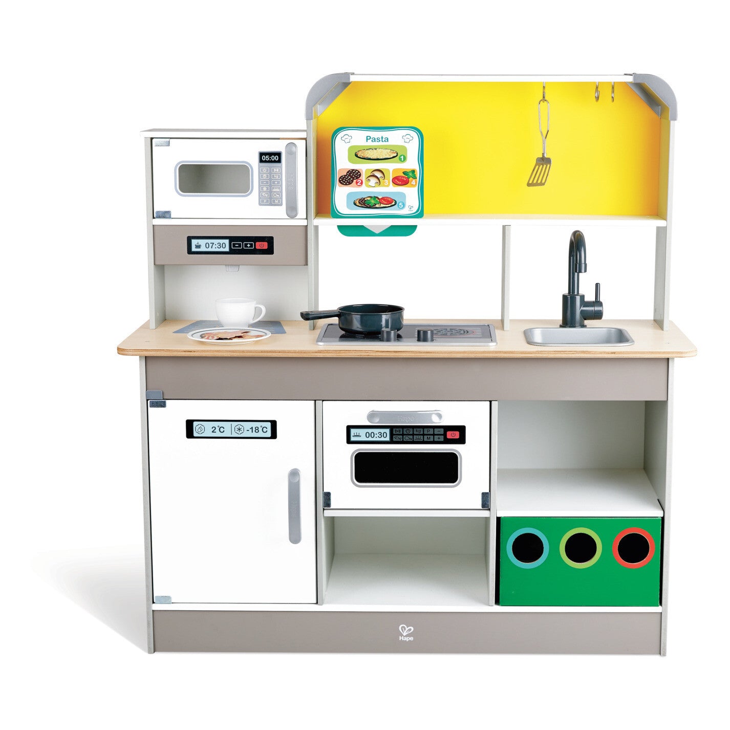 Hape Deluxe Kitchen Playset With Fan Fryer