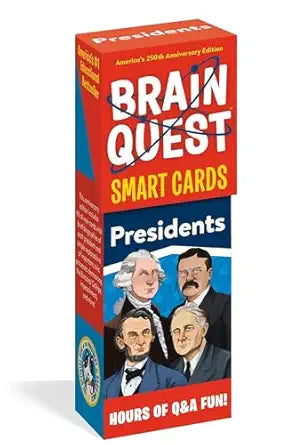 Brain Quest Presidents Smart Cards America's 250th Anniversary Ed