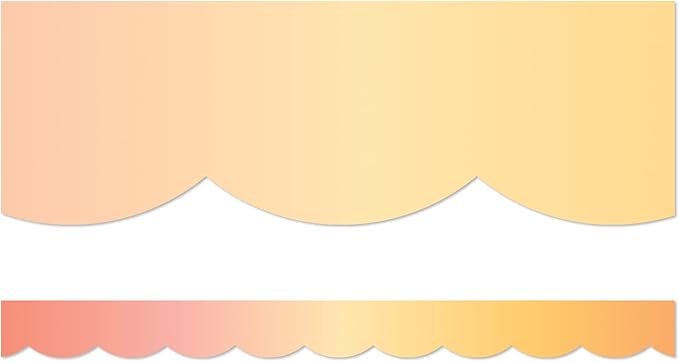 Simply Safari - Sunset Scalloped Border